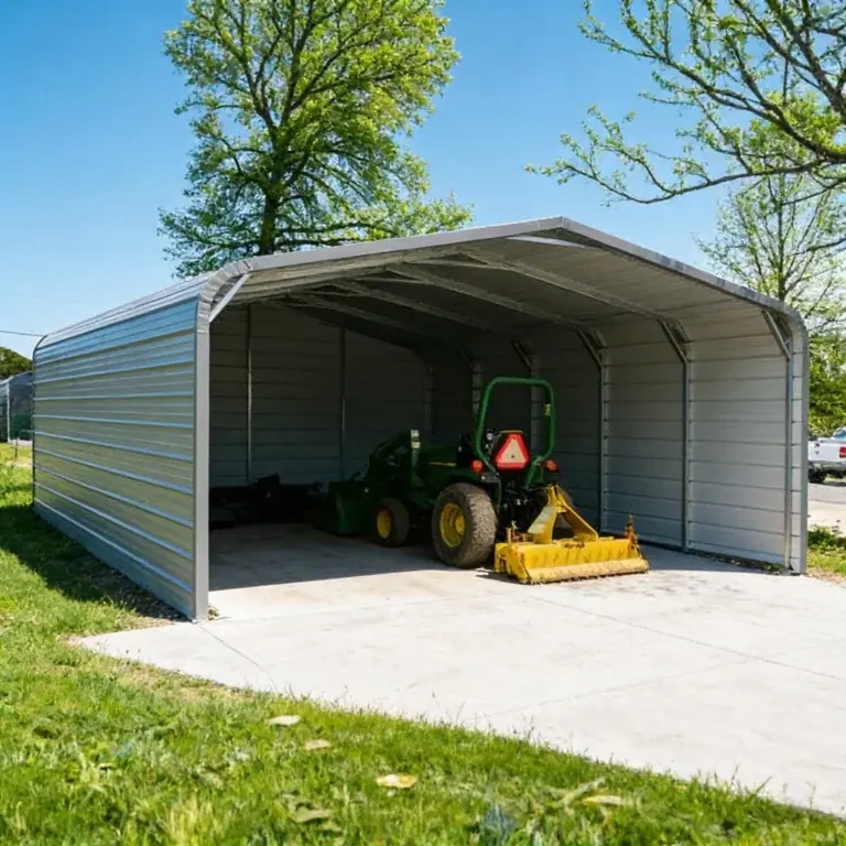 The Undertaker Standard 2-Car Carport by Metal America